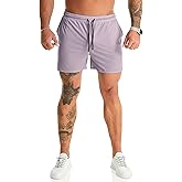 Ouber Men's Light Athletic Short Workout Quick Dry Shorts for Running Swimming Gym Training Shorts