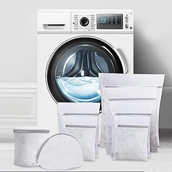 Ipow 8 Stuks Waszakken Wasnetten Fijnmazig Stabiele Waszakken Voor Wasmachine Droger Vuile Was Beha S Ondergoed Babywas Sokken Enz Amazon Nl