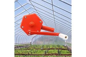 KLLsmDesign Greenhouse Sidewall Ventilation Hand Rolling Crank Winch, Greenhouse Film Lifting Down Kit for Ventilation, Easy 