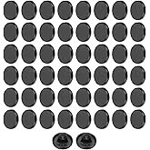 HARFINGTON 50pcs 16L Metal Round Flat Sewing Buttons 10mm Alloy Shank Craft Replacement Button for Men Women Suit Woolen Coat Shirt Trousers Sewing Crafts, Matt Black