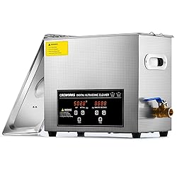 CREWORKS Ultrasonic Cleaner with Heater and