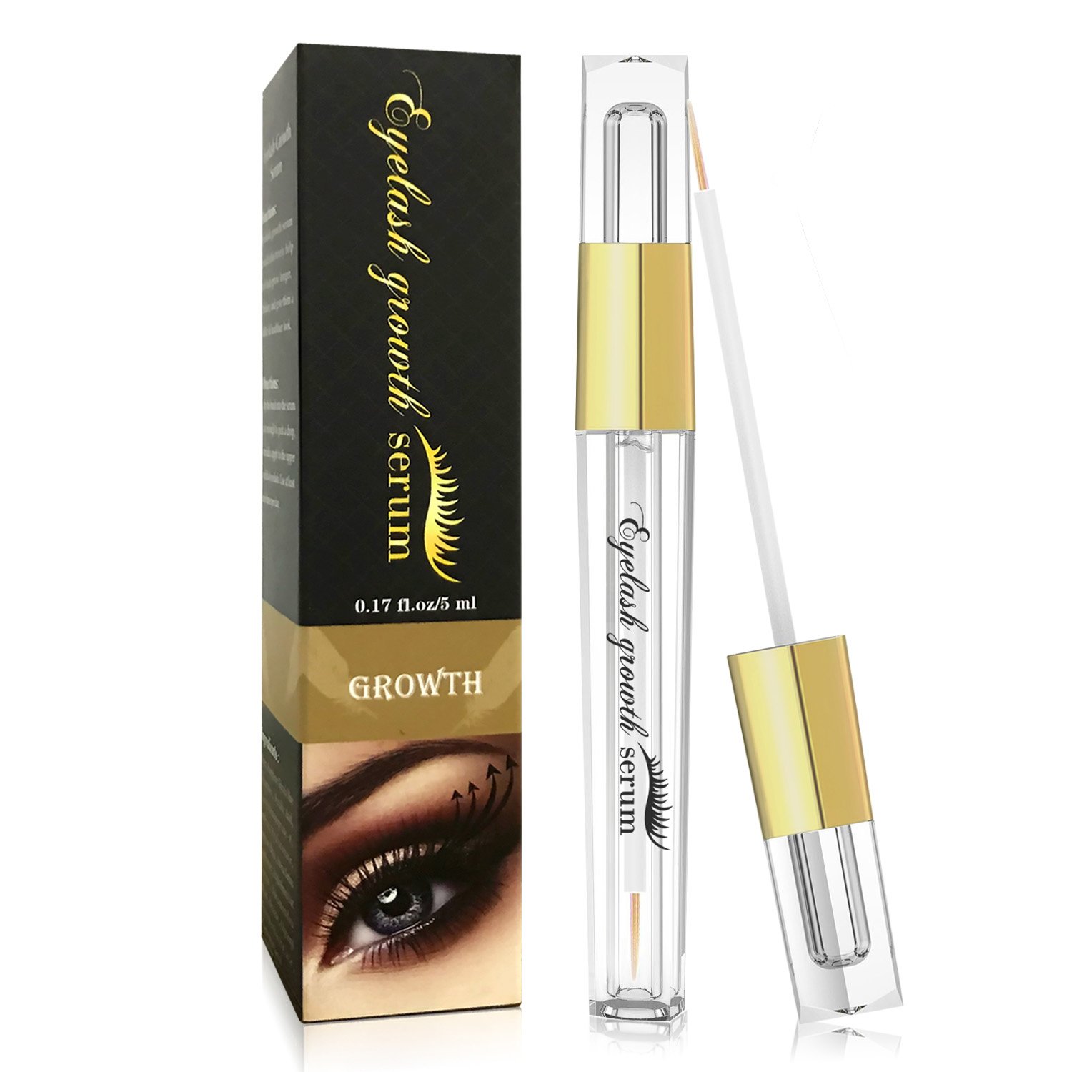 Eyelash Growth Serum NewHM Natural Eyelash Enhancers & Eyebrow Growth Serum for