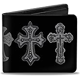 Buckle-Down Bifold Wallet Crosses