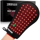 Viconor Red Light Therapy Device for Hands, Infrared-Light-Therapy-Gloves Finger Wrist, Led Near Infrared Carpal Tunnel