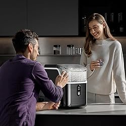 Nugget Ice Maker Countertop, 35Lbs/Day Portable