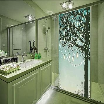 Amazon Com Liandayuns Sticker Decorative Privacy Glass Film