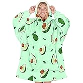 Warmstorey Wearable Blanket Hoodie For Mom Wife Best Ever Hoodie- Christmas Gift From Husband Daughter Anniversary Birthday