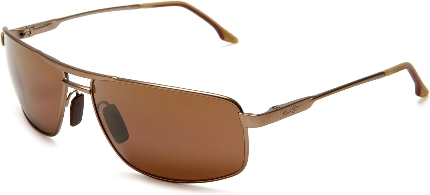 Maui Jim Kapena Sunglasses,Matte Bronze Frame/HCL Bronze