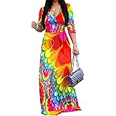 pnpednde Women's Casual Sexy V Neck 3/4 Sleeves Club wear Party Outfits