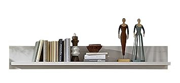 Stella Trading Wandboard Regal Hangerregal Bucherregal Wandpaneel Wandregal Badregal Hangeregal Cd Dvd Landhaus Holz Weiss 150 00 X 22 00 X 22 00 Cm Amazon De Kuche Haushalt