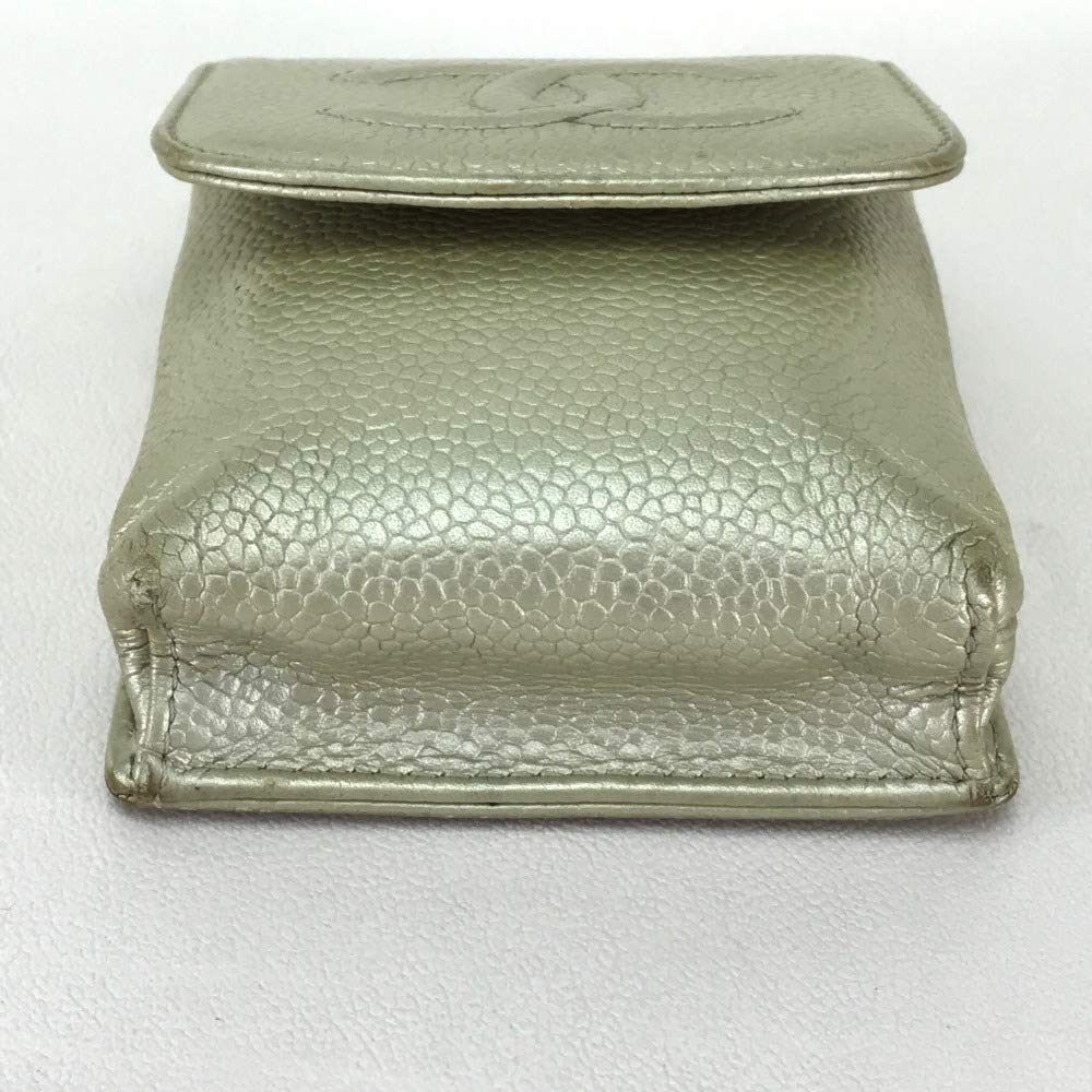 新品 本物 当店在庫だから安心 Cc シャネル Chanel タバコケース B07q2kt4b8 中古 レディース キャビアスキン シガレットケース ポーチ シガレットケース 4 H Org