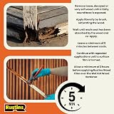 Rustins Wood Hardener 500ml - Rotting Timber Repair | Rotted Wood Stabilizer view 3