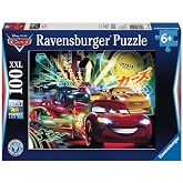 Ravensburger Disney Cars Neon 100 Piece Jigsaw Puzzle for Kids &ndash; Every Piece is Unique, Pieces Fit Together Perfectly