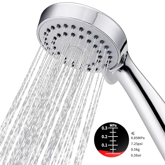 Duschkopf,Handbrause,HOWEIN Hochdruck 3 verschiedenen Strahlarten Handheld Duschkopf?Massage Duschbrause wassersparend Brause