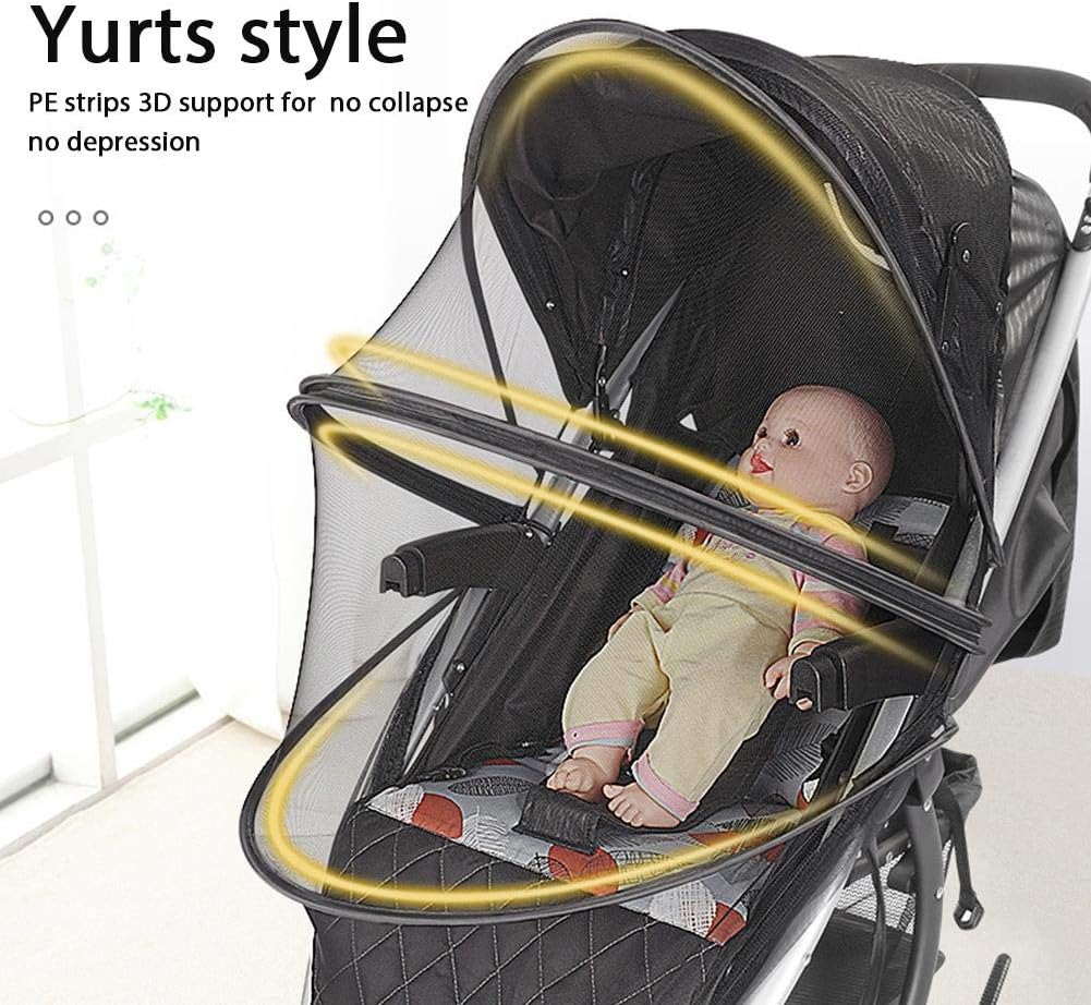 Moustiquaires Bebe Puericulture Foryours Moustiquaire Universelle Pour Poussette Berceau Protection Anti Insectes Pour Bebes Lit De Voyage Moustiquaire Pliable Bidirectionnelle Avec Fermeture Eclair Enfants Camping