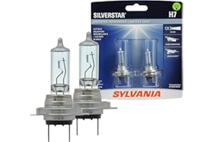 SYLVANIA - H7 SilverStar - High Performance Halogen Headlight Bulb, High Beam, Low Beam and Fog Replacement Bulb, Brighter Do