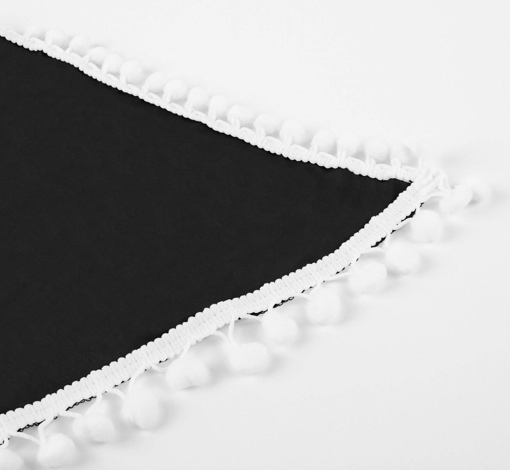 Saída De Praia PINKMSTYLE Chiffon Com Pompom - Feminino E Estiloso