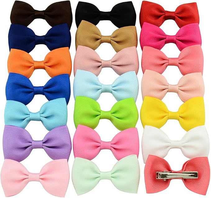 Lot De 14 Barrettes Pour Cheveux Fille – 6 Formes Différentes, Plastique Doux, Pour Bébés Et Petites Filles - 4