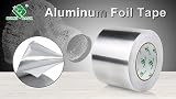 BOMEI PACK Aluminum Foil Tape 100mm x 50m HVAC Duct Repair Sealing Heat Cold view 9