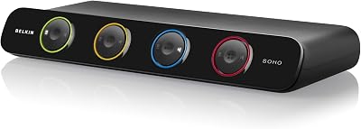 Belkin F1D086Uea 4-Port USB VGA KVM Switch Audio Hub Cables