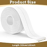 Fixmend Bath Sealant Strip 4 Rolls Waterproof Self Adhesive Caulk Tape 126in view 2