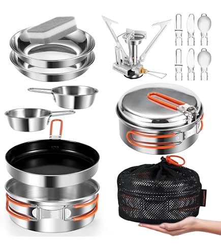 Stanley Wildfare Core Set 2 Ciotole Impilabili Da 473 Ml, In Materiale Senza BPA, Per Campeggio E Picnic, Colore Shale