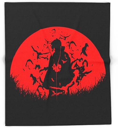 society6 red moon itachi 51 x 60 blanket jpmdesign amazon co uk kitchen home society6 red moon itachi 51 x 60