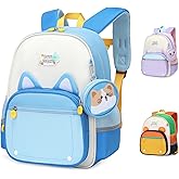 SUN EIGHT Kids Backpack for School Cute Dog Backpack for Kids Lightweight Elementary Bookbag with Coin Purse Kindergarden School Bag(Dog)