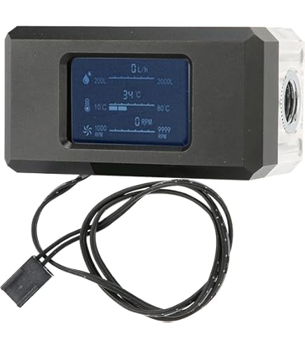 その他 aquacomputerFlow sensor highflowNEXTG1/4 Aquacomputer G1/4 NEXT RGBpx Flow Sensor - High Flow (53293