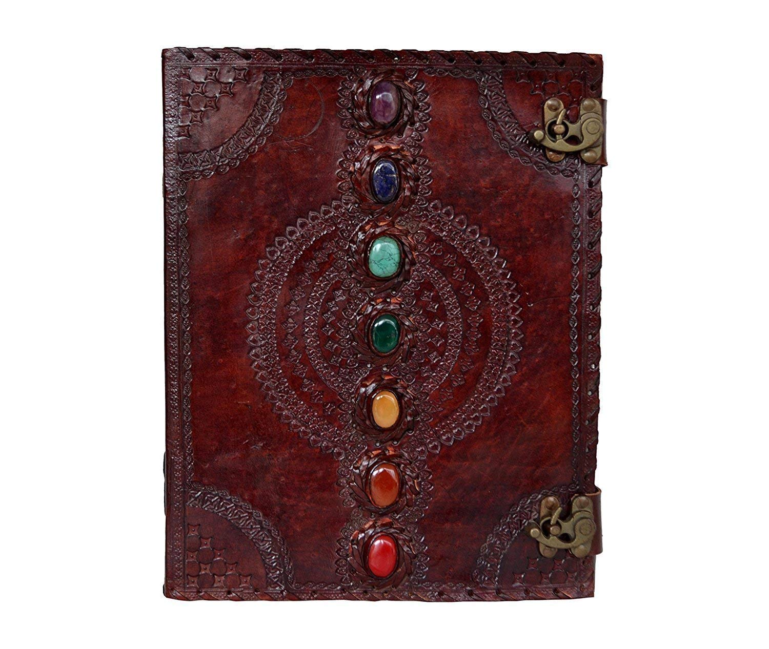 OVERDOSE_Seven Stone_10X13 Leather Diary