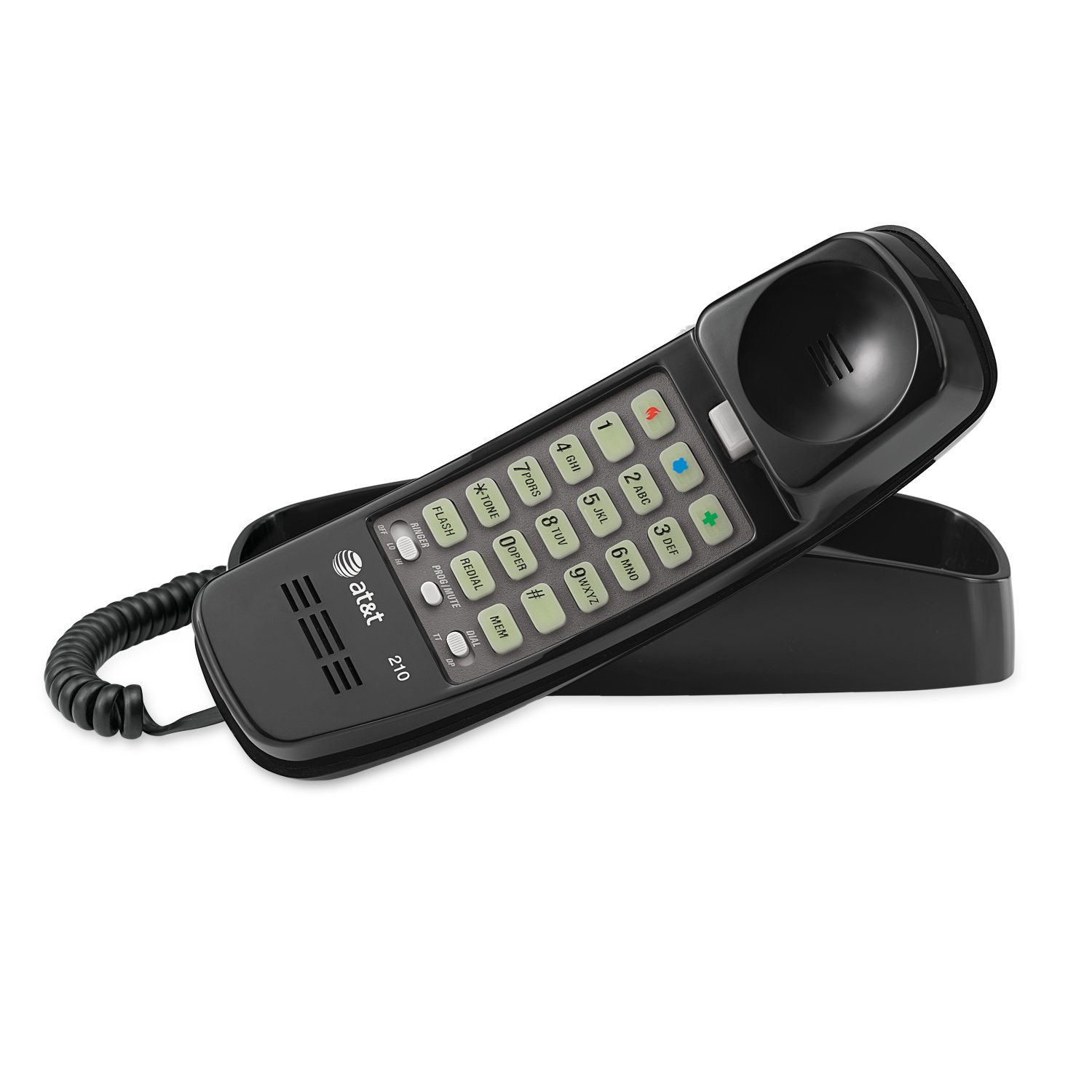 Trimline Telephone in Black