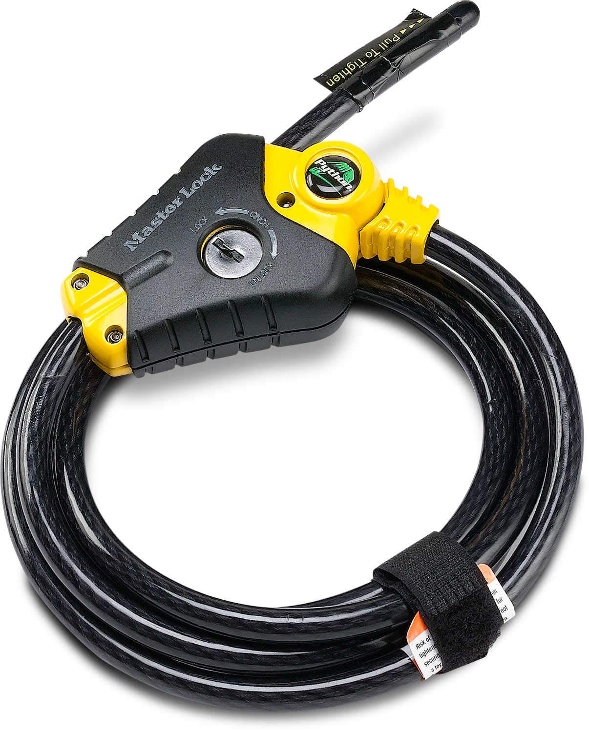 Master Lock 8413DPF Python Cable Lock with Key, 1