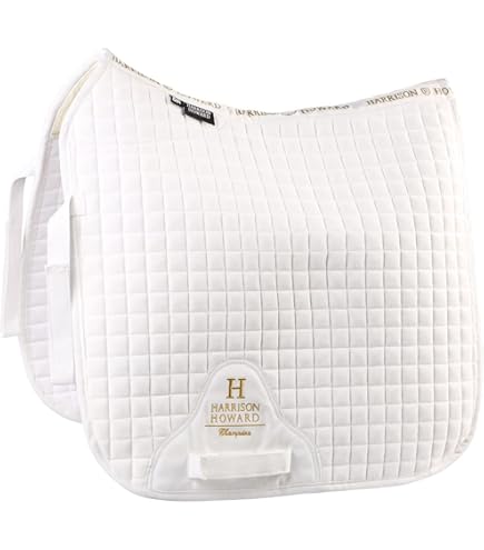 Tapis dressage blanc et bonnet