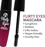 W7 Flirty Eyes Mascara Hourglass Black Volume Length Long-Lasting view 7