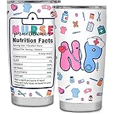 CaringTee Nurse Practitioner Gifts for Women, Nurse Practitioner Week, NP AppreciationTheme Tumbler 20 OZ, Nursing School Graduation Graduation Appreciation Christmas Gifts
