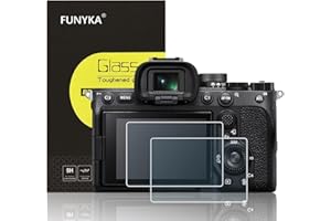 【For Sony ZVE10II A7CR A7CII A6700 A7IV ZV-E1】2 Pack Glass Screen Protector Film for Sony ZVE10II A7CR A7C II A6700 A7IV A7M4