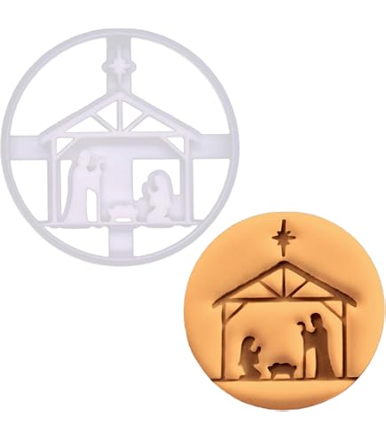 Jesus Ausstecher – Cookie Cutter Für Plätzchen In Jesus-Form, 3D-gedruckt Aus Lebensmittelechtem PLA