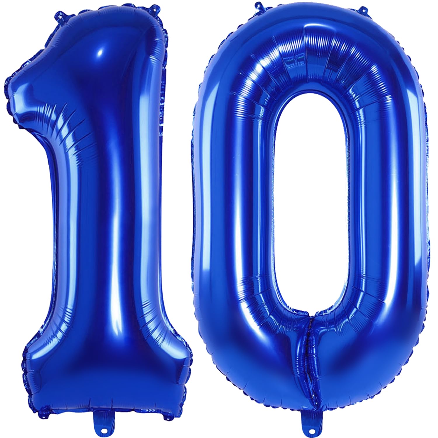 Photo 1 of Navy Blue Number 10 Balloons 40Inch Huge Royal Blue Number Balloon Jumbo Digital Balloons Foil Giant Dark Blue Number Helium Balloons for Kids Adults 10th Birthday Party Supplies Decorations
