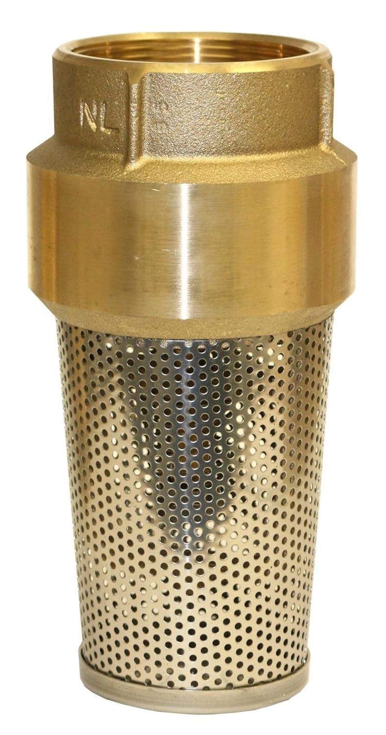 Merrill MFG FVNL300 No Lead Brass Foot Valve, 710 Series, 3" Pipe Size
