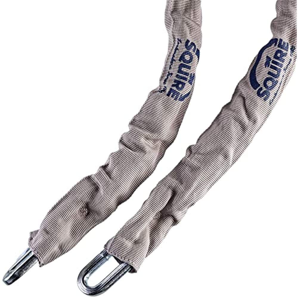 Squire Henry X Hardened Steel Security Chain with Grey Sleeve, 1200 mm Chain (Length) x 8 mm Link (Diameter) — image 1