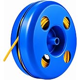 NM-B Blue Wire Dispenser for 125-250 FT Wire Coils, Portable Electrical Wire Organizer, Heavy-Duty Polypropylene Cable Reel, Made in USA, 16" OD x 15" ID Wire Reel for Electricians &amp; Contractors