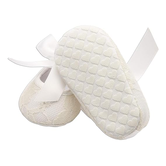 baby girl christening shoes ivory