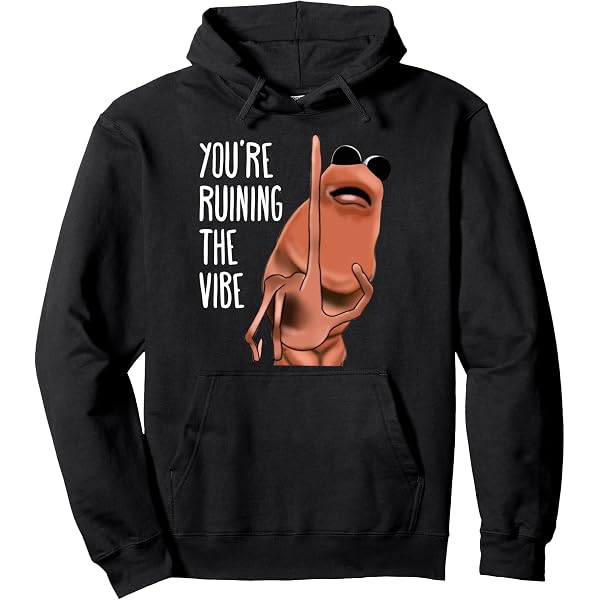 Sweat à Capuche 'Marcus The Worm - Robert It's Pissing Me Off' - Design Vintage Humoristique - Cadeau Drôle