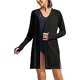 TBMPOY Women's Swim Cover Up UPF 50+ Sun Protection Long Hoodie Jacket SPF Lightweight Beach Swimwear Coverups 2025