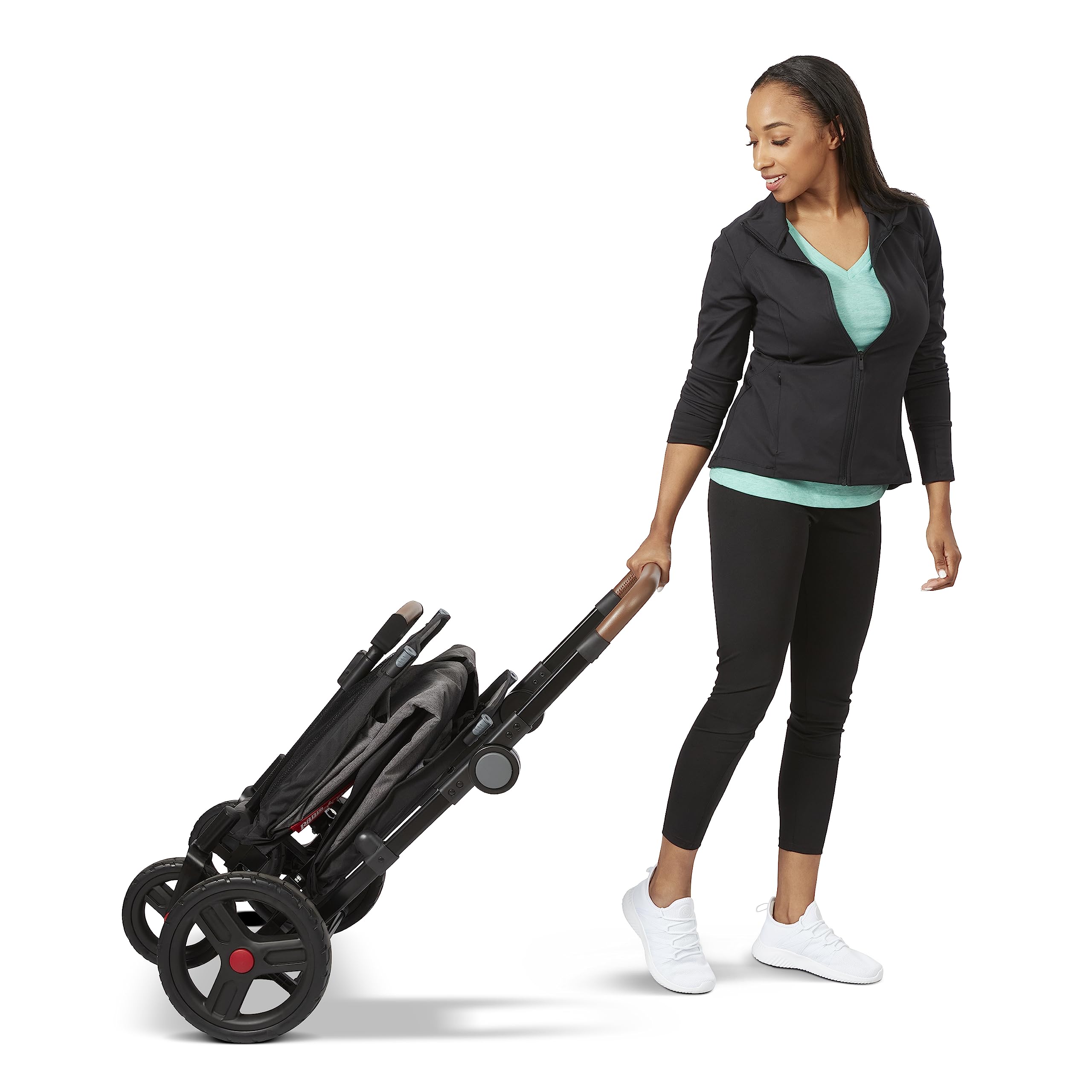 Radio Flyer Atlas Stroll N Wagon, Folding Wagon for 1+ Years - Gray