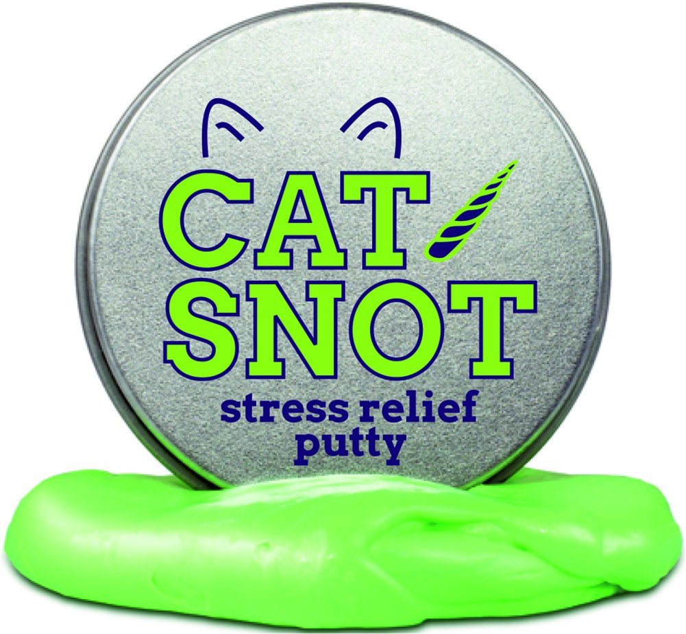 Cat Snot Stress Putty – Stress Relief Toys Crazy Cat Lady Gifts Funny Cat Kitten Gifts Stocking Stuffers for Girls Stocking Stuffers for Women Cat Boogers by Gears Out