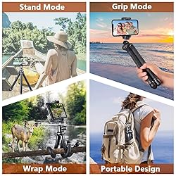 UBeesize Flexible Cell Phone Tripod, Mini Travel