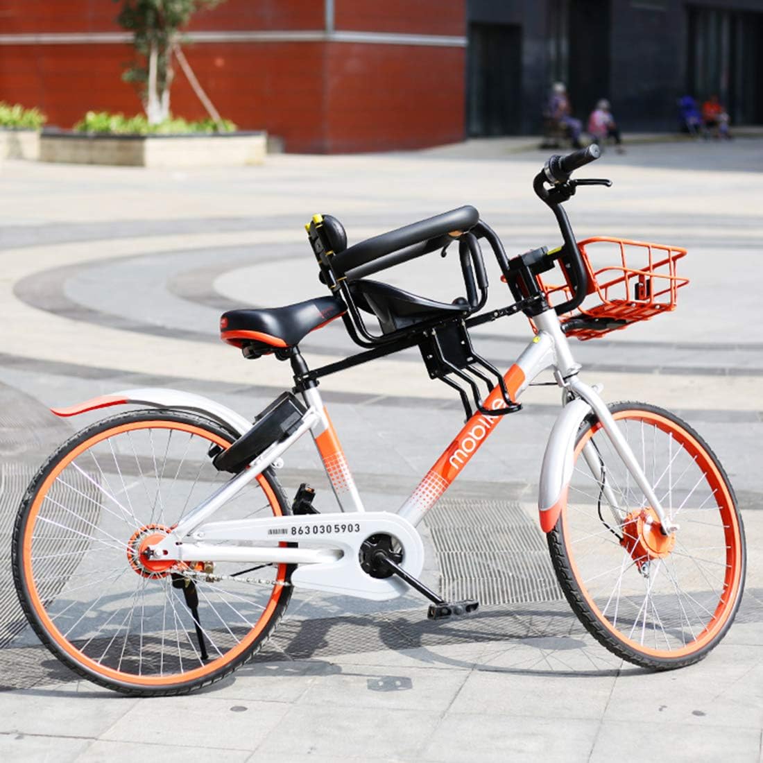 fahrrad mit kindersitz vorne