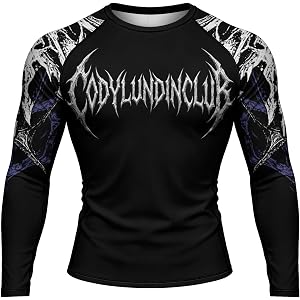 MECH-ENG Mens Graphic Compression Shirts Long Sleeve Quick Dry Athletic Workout Gym Undershirt Running Base Layer Top
