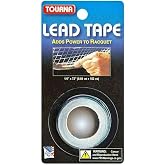 Tourna Lead Tape Tennis Racquet Racket Tape Golf Club 1/4" X 72" (3-Pack)